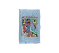 Steven Rhodes Assume The Fetal Position Silky Super Soft Throw Blanket | Size: Large Steven Rhodes Multicolor Large