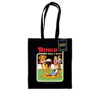 Steven Rhodes (Bingo Digs A Hole) Black Tote Bag