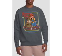 Steven Rhodes Caring For Your Demon Cat Sweatshirt, Charcoal | Size: Medium Steven Rhodes Charcoal M