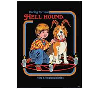 Steven Rhodes Caring for Your Hell Hound Print Steven Rhodes Multicolor