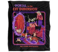 Steven Rhodes Cat Dimension Silky Touch Super Soft Throw Blanket 152 X 127 Cm