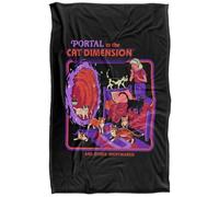 Steven Rhodes Cat Dimension Silky Touch Super Soft Throw Blanket 91 X 147 Cm