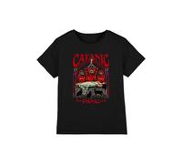 Steven Rhodes Catanic Panic Kids T-Shirt, Black | Size: 7-8 Years Steven Rhodes Black 7-8 Years