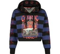 Steven Rhodes Catanic Panic - Oversized Hoodie blue black S
