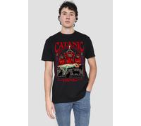 Steven Rhodes Catanic Panic T-Shirt, Black | Size: Small Steven Rhodes Black S