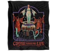 Steven Rhodes Coffee Gives Me Life Silky Touch Super Soft Throw Blanket 152 X 127 Cm