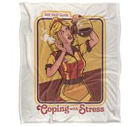Steven Rhodes Coping With Stress Silky Touch Super Soft Throw Blanket 152 X 127 Cm