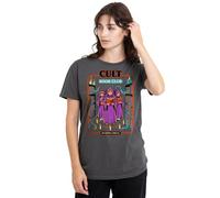 Steven Rhodes Cult Book Club Ladies T Shirt, Charcoal, Medium