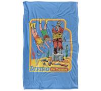 Steven Rhodes Diving For Treasure Silky Touch Super Soft Throw Blanket 91 X 147 Cm