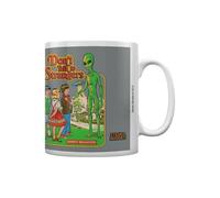 Steven Rhodes Don´t Talk To Strangers Mug in Mid Grey Steven Rhodes Mid Grey