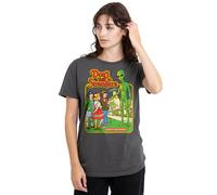 Steven Rhodes Don't Talk to Strangers Ladies T Shirt, Charcoal, Small