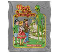 Steven Rhodes Don'T Talk To Strangers Silky Touch Super Soft Throw Blanket 152 X 127 Cm