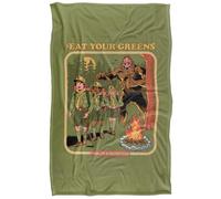 Steven Rhodes Eat Your Greens Silky Touch Super Soft Throw Blanket 91 X 147 Cm