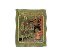 Steven Rhodes Eat Your Greens Silky Touch Super Soft Throw Blanket 152 X 127 Cm