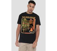 Steven Rhodes Eat Your Greens T-Shirt, Black | Size: Small Steven Rhodes Black S