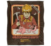 Steven Rhodes Emotionally Empty Silky Touch Super Soft Throw Blanket 152 X 127 Cm
