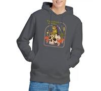Steven Rhodes Everybody Croaks Unisex Hoodie, Charcoal, Medium