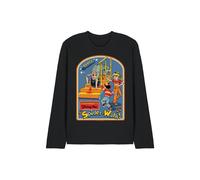 Steven Rhodes Everyones Doing The Spiderwalk Long Sleeve TShirt, Black | Size: 2XL Steven Rhodes Black 2XL