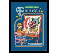 Steven Rhodes Express Your Feelings Framed Poster Steven Rhodes Multicolor