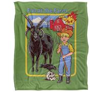 Steven Rhodes Fun At The Farm Silky Touch Super Soft Throw Blanket 152 X 127 Cm
