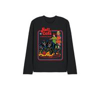 Steven Rhodes Hell Cats Long Sleeve T-Shirt, Black | Size: Small Steven Rhodes Black S