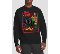 Steven Rhodes Hell Cats Sweatshirt, Black | Size: Small Steven Rhodes Black S