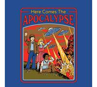 Steven Rhodes Here Comes The Apocalypse Unisex T-Shirt - Blue - M - Blue