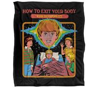 Steven Rhodes How To Exit Your Body Silky Touch Super Soft Throw Blanket 152 X 127 Cm