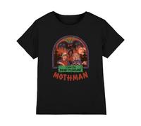 Steven Rhodes I Saw The Mothman Kids T Shirt, Black, 7-8