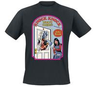 Steven Rhodes Knock Knock - Who's there? T-Shirt black L