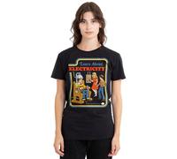 Steven Rhodes Learn About Electricity Ladies T Shirt, Black, X-Large
