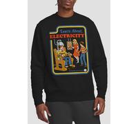 Steven Rhodes Learn About Electricity Unisex Sweatshirt, Black, Large