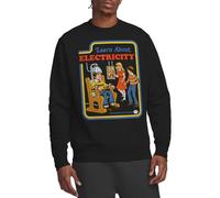 Steven Rhodes Learn About Electricity Unisex Sweatshirt, Black, Large