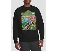 Steven Rhodes Learn About Recycling Unisex Sweatshirt, Black, X-Large