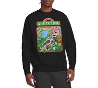 Steven Rhodes Learn About Recycling Unisex Sweatshirt, Black, Medium
