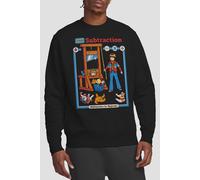 Steven Rhodes Learn About Subtraction Unisex Sweatshirt, Black, Medium