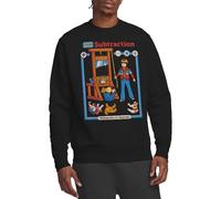 Steven Rhodes Learn About Subtraction Unisex Sweatshirt, Black, XX-Large