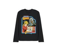 Steven Rhodes Learn To Spell Long Sleeve T-Shirt, Black | Size: XL Steven Rhodes Black XL
