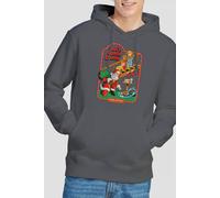 Steven Rhodes Let'S Catch Santa Hoodie, Charcoal | Size: Large Steven Rhodes Charcoal L