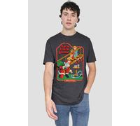 Steven Rhodes Let'S Catch Santa Tee, Charcoal | Size: Medium Steven Rhodes Charcoal M