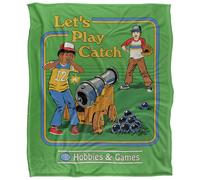 Steven Rhodes Let'S Play Catch Silky Touch Super Soft Throw Blanket 152 X 127 Cm