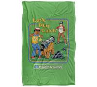 Steven Rhodes Let'S Play Catch Silky Touch Super Soft Throw Blanket 91 X 147 Cm