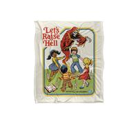 Steven Rhodes Lets Raise Hell Silky Touch Super Soft Throw Blanket | Size: Small Steven Rhodes Multicolor Small