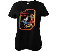 Steven Rhodes Let'S Sacrifice Toby Girly Tee Damen T-Shirt Black