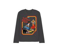 Steven Rhodes Let'S Sacrifice Toby Long Sleeve T-Shirt, Charcoal | Size: Small Steven Rhodes Charcoal S