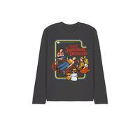 Steven Rhodes Lets Summon Demons Long Sleeve T-Shirt, Charcoal | Size: 2XL Steven Rhodes Charcoal 2XL