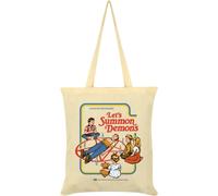 Steven Rhodes Let's Summon Demons Cream Tote Bag