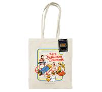 Steven Rhodes - Let's Summon Demons Natural - Tote Bag - beige - Onesize - 100% Cotton,Cotton Onesize