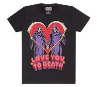 Steven Rhodes - Love You To Death (Unisex Black T-Shirt) Small T-Shirt NEW