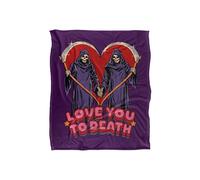 Steven Rhodes Love You To Death Silky Touch Super Soft Throw Blanket 152 X 127 Cm